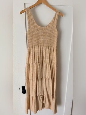 Mister Zimi Smocked Gingham Dress